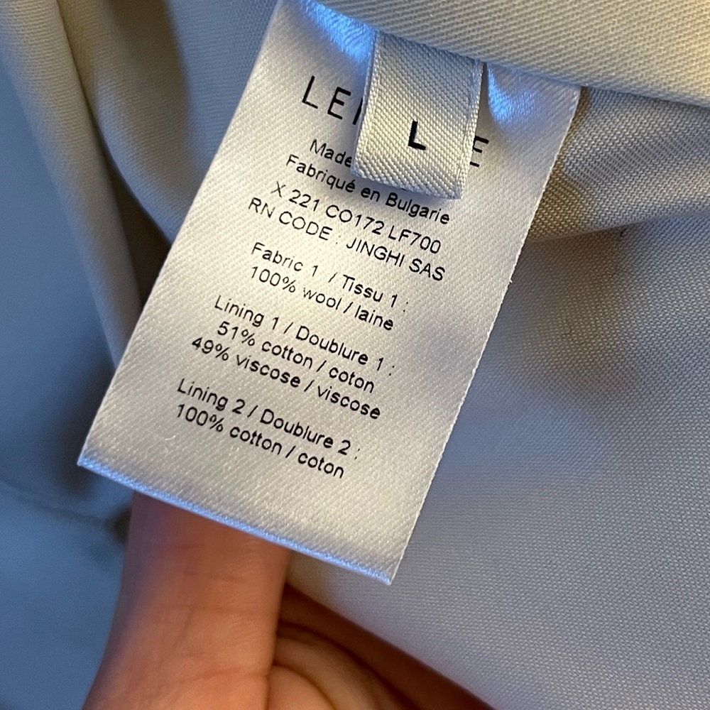 Lemaire Beige Wool Soft Coat - Large - Picture 7 of 15